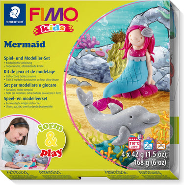 Fimo kids 8034 - ovenhardende boetseerklei - form play - zeemeermin