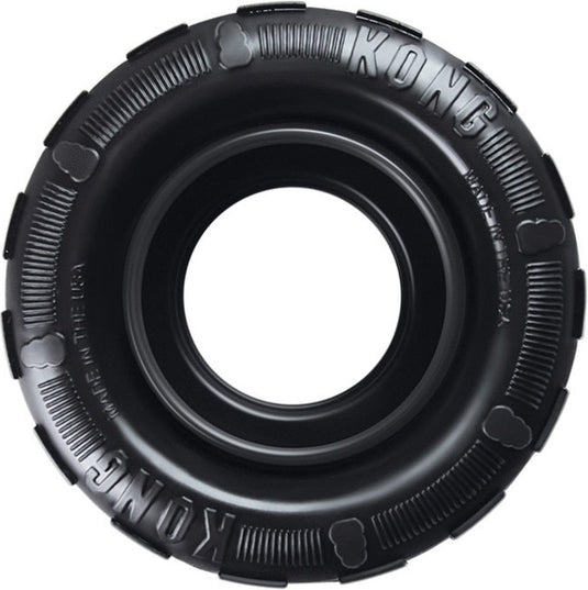 Kong traxx hondenspeelgoed - rubber - m l- zwart