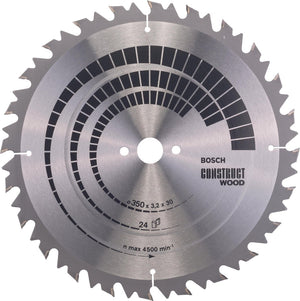 Bosch cirkzb constr. wood t st 350x30x3,2 24t wz