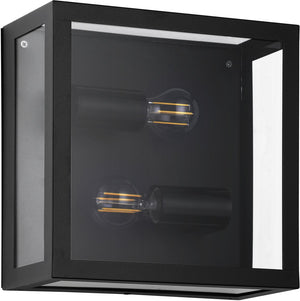 Eglo alamonte 1 wandlamp buiten - e27 - 29 cm - zwart