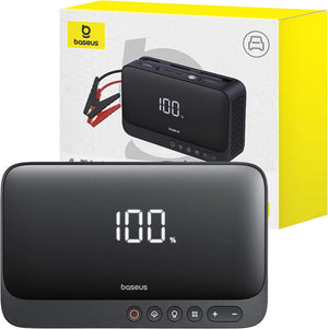 Baseus super energy serie - jumpstarter - 600a - 6000mah kompresor - zwart