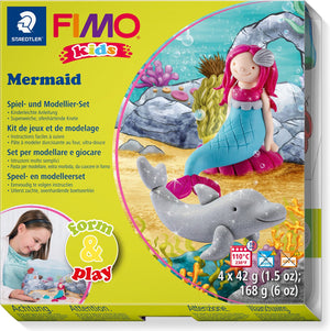 Fimo kids 8034 - ovenhardende boetseerklei - form play - zeemeermin