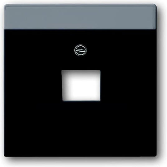 Busch-jaeger busch jaeger future linear afdekplaat 1xrj45 rj11 mat zwart 1803-885