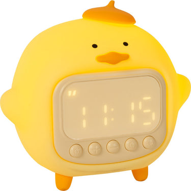 Lucide pincha duck - oplaadbare nachtlamp kinderkamer - accu batterij - led 3 stepdim - 1x1,5w 2100k - met muziekfunctie - geel | essential