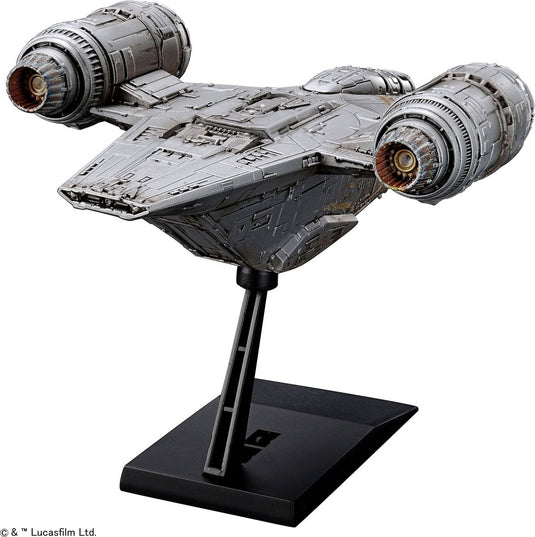 Revell modelbouwpakket ruimtevaart - bandai 01213 star wars razor crest plastic - 1:144 - modelbouw