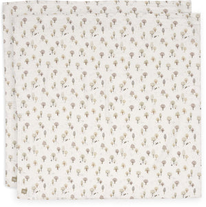 Jollein hydrofiele doek large - 115x115cm - tiny park - 2 stuks