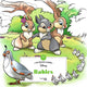 Hachette heroes les grands carrés - disney babies - coloring book - hachette - kleurboek voor volwassenen en kinderen