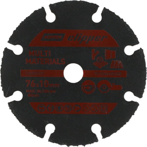 Norton clipper multi materials - carbide doorslijpschijf - 76mm - voor de haakse slijper