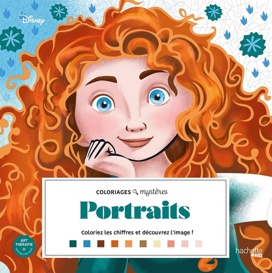 Hachette heroes grand carré mystères portraits - hachette - kleurboek voor volwassenen