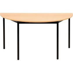 Halfronde tafel sodematub ft147dero-1111 beuken zwart