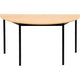 Halfronde tafel sodematub ft147dero-1111 beuken zwart