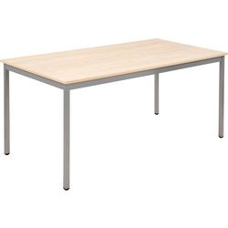 Tafel sodematub ft168rect-6515 esdoorn zilver