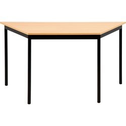 Trapeziumvormige tafel sodematub ft147trap-1111 beuken zwart