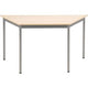 Trapeziumvormige tafel sodematub ft147trap-6515 esdoorn zilver