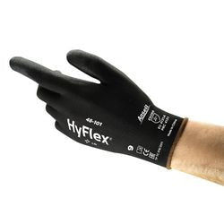 Pic werkhandschoenen ansell hyflex pu (polyurethaan) zwart