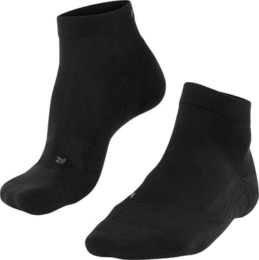 Falke go2 short anti-blaar katoen functioneel materiaal golfsokken heren zwart - maat 39-41