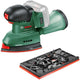 Bosch groen bosch universalsander 18v-10 - accu multischuurmachine - incl. rechthoekige schuurvoet en 2 schuurbladen - excl. 18v accu en lader