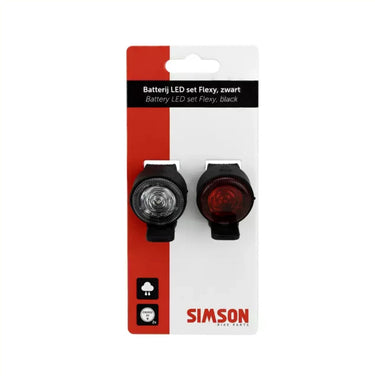 Verlichtingsset Simson 'Flexy' LED set - zwart
