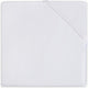 Jollein baby hoeslaken ledikant katoen 60x120cm - wit