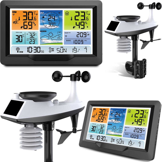 Viking choice weerstation - display - grafiet - bd-905