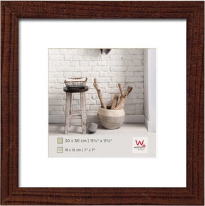 Walther home - houten lijst - fotoformaat 30x30 cm - walnoot