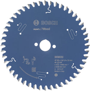 Bosch cirkelzaagblad expert for wood 150x20x2.6 1.6x24 t