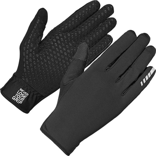 Gripgrab - raptor raceday windproof lente herfst fietshandschoenen winddicht zonder padding - zwart - unisex - maat s