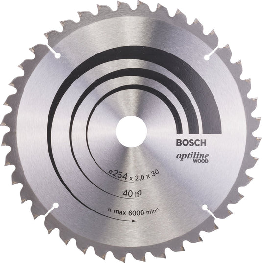 Bosch pro wood cirkelzaagblad, 254 x 2 x 30 mm