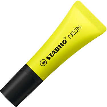 Stabilo neon - markeerstift - unieke tube vorm - geel - per stuk