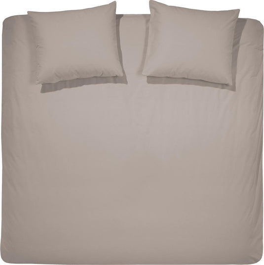 Cinderella morning dekbedovertrek - tweepersoons - flanel - lits-jumeaux - 240x200 220 cm - taupe