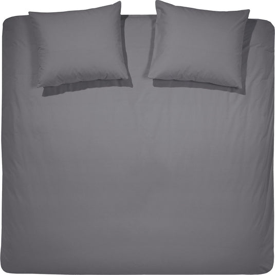 Cinderella morning 2-persoons dekbedovertrekset 200x200cm flanel antraciet + 2 kussenslopen 60x70