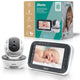 Alecto dvm200m - babyfoon met camera - op afstand beweegbaar - wit