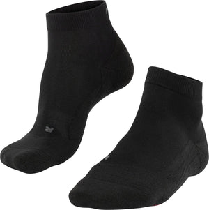 Falke go2 short anti-blaar katoen functioneel materiaal golfsokken heren zwart - maat 46-48