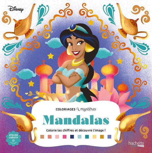 Hachette heroes les grands carrés coloriages mysteres - disney mandalas kleuren op nummer