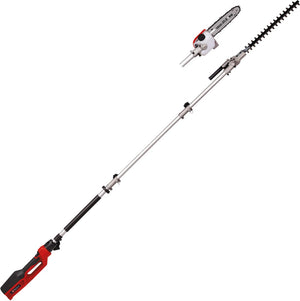 Einhell elektrische telescopische tuin-multitool gc-hc 90 2046 t - 900 w - snoeilengte heggenschaar: 41,2 cm - snoeilengte kettingzaag: 18 cm - geleidesteel maximaal 2,60 m