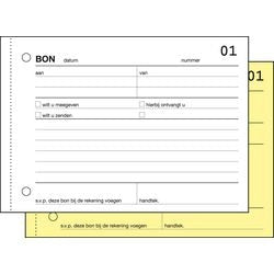 Sigel bonnenboek a6 wit 148 mm x 100 mm x 7 mm