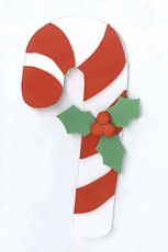 Darice • foamie kit candy cane