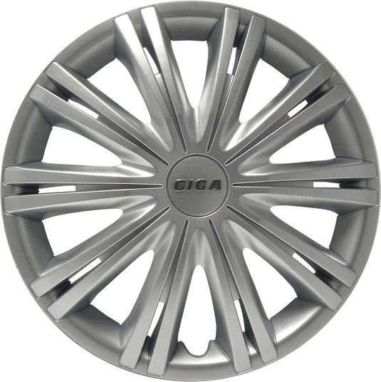 Carpoint wieldoppen giga 14 inch abs zilver set van 4