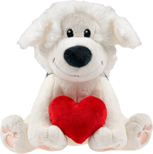 Studio 100 samson en marie knuffel pluche samson met hart, 30cm
