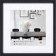 Walther steel style - kunststof lijst - fotoformaat 30x30cm - zwart