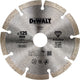 Dewalt accessoires dewalt diamantblad gesegmenteerd 125mm dt3711 - dt3711-qz