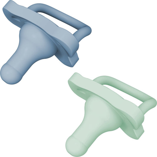 Dr. brown's dr. brown’s happypaci fopspeen - 0-6 mnd - blauw groen - 2 stuks