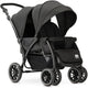 Deryan elena duo buggy - dubbele buggy - compact lichtgewicht - zwart
