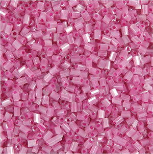 Creativ company rocailles, afm 15 0, d: 1,7 mm, 500 gr, roze