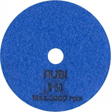 Rubi schuur- en polijstpad | ø100 mm | korrel #50 - 62970