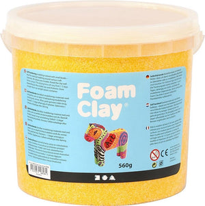 Foam clay - klei - 560 gr - geel