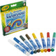 Crayola - viltstiften - 8 wasbare raamstiften voor kinderen
