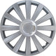 Gorecki carpoint wieldoppen spyder pro 13 inch abs zilver set van 4
