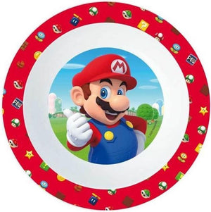 Stor schaaltje super mario bros junior 16 x 4 cm rood wit