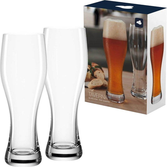 Leonardo taverna speciaalbier glas - 500 ml - 2 stuks